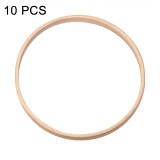 10 PCS Bamboo Circle Fan Frame Dream Catcher Making Circle Material, Size: 13cm (With 6mm Hole)